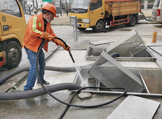 麻洋镇隔油池清理